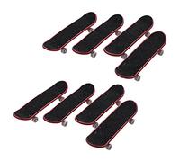 Gvvsjgdbis 8 Pcs Professional Mini Fingerboards/Finger Skateboard, Matte (Random Patterns and Colors)