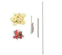 Gvvsjgdbis 80pcs/set Flute Repair Parts Tool Maintenance Kit Screws + 16pcs Open Hole Sound Pads Woodwind DIY Accessories