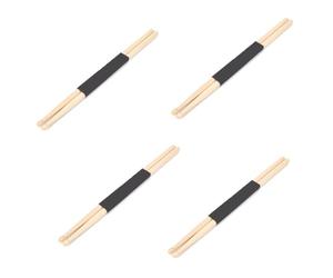 Gvvsjgdbis 8Pcs Drum Stick 5A Hickory Wood Drum Sticks Set Kit High Quality, with Carry Bag