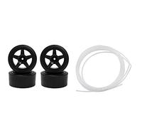 Gvvsjgdbis 8Pcs RC Car Wheel Tire Tyres for 1603 1604 SG1603 SG1604 1/16 RC Car Spare Parts Accessories,46mm & 50mm