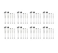 Gvvsjgdbis 8X Beadable Makeup Brushes Silicone Beads DIY Makeup Cosmetic Brushes Beaded Brushes Kit for DIY