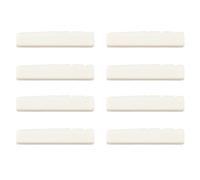 Gvvsjgdbis 8X Guitar Guitar Bridge Bone Bone Nut Saddle Acoustic Bridge Saddle