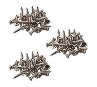 Gvvsjgdbis 90Pcs Pickguard Screw for Strat/Tele Electric Guitar Bass Silver