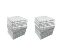Gvvsjgdbis Acoustic Foam Panels 24 Pcs, Soundproof Wall Panels 30x30x5cm, High Density Sound Absorbing Panel for Walls White
