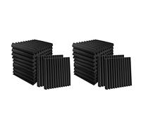 Gvvsjgdbis Acoustic Foam Panels Wedges 48 Pack Acoustic Panels 1 x 12 x 12Inch Studio Sound Absorbing Tiles Recording Ceiling