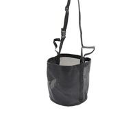 Gvvsjgdbis Adjustable Elastic Hay Feed Bag for Horses - Outdoor Neck Feeding Bag in Black S-18x21cm