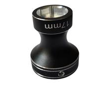 Gvvsjgdbis Aluminum Alloy 17MM Wheel Hex Wrench Tool HEX Nuts Sleeve for 1/8 1/10 Off-Road RC Car Truck Crawler Black+Silver