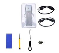 Gvvsjgdbis Aluminum Alloy M.2 Solid State SSD Type-C USB 3.2 Interface 10Gbps NVMe JMS583 Single Agreement with Dual Wires Computer Spare Parts Accessories