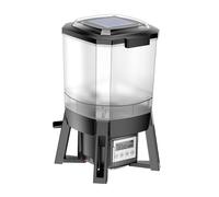 Gvvsjgdbis Aquarium and Pond Use Solar Fish Feeder, Intelligent Fish Feeder and Fish Food Distributor.