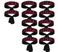 Gvvsjgdbis Black Karate Birthday Decorations Student Kids Karate Warrior Headband