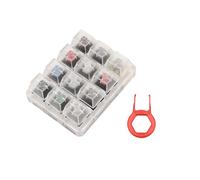 Gvvsjgdbis Callstick Acrylic Keyboard Tester 12 Clear Plastic Key Caps Sampler for Cherry Mx Switches