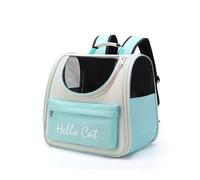 Gvvsjgdbis Cat Bag Large-Capacity Pet Supplies, Cat Out Portable Space Bag, Sun-Proof Breathable Pet Bag Lake Green