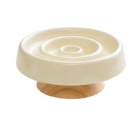 Gvvsjgdbis Ceramic Dog Slow Feeder Bowl Anti-Gulping Cat Food Dish Bowls Pet Cat Puzzle Food Bowl Puppy Dogs Cat Feeding Container