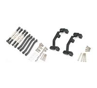 Gvvsjgdbis Chassis Pull Rods Link Suspension Tie Rod for MN D90 D91 D96 D99 D99S MN90 MN99S 1/12 & Metal Pull Rod Base Seat Bracket
