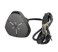 Gvvsjgdbis Computer Desktop Switch PC Power On/Restart Button Dual USB External Extension Power Cable On/Off Button for Office A