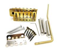 Gvvsjgdbis Copper Six-Point Bridge Electric Guitar Extended Tone Bridge Electric Guitar Single Rocker Bridge Single Rocker Bridge