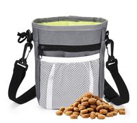 Gvvsjgdbis Dog Treat Pouch Bag-Treat Pouches for Pet Training - Multipurpose Dog Training Kit Easy to Use Gray