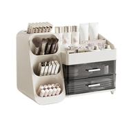 Gvvsjgdbis Drawer Style Makeup Storage Box Dormitory Organizer Plastic Cosmetics Skincare Dressing Table Desktop Sundrie Container