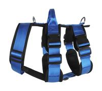 Gvvsjgdbis Explosionproof Big Dogs Harness with Handle Easy to Use Adjustable Pet Chest Straps for Large Dog, Blue, M
