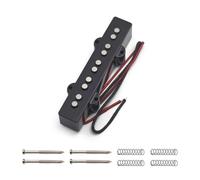 Gvvsjgdbis Five-String Electric Bass Pickup Open Single Coil Electric Bass Pickup Black Bridge Pickup
