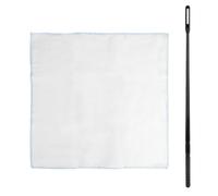 Gvvsjgdbis Flute Cleaning Kit Flute Cleaning Rod with Flute Cleaning Cloth Flute Cleaning Swabs Flute Polishing Cloth for Flute