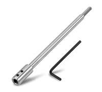 Gvvsjgdbis Forstner Bit Extension for 3/8Inch Round Shank, High-Carbon Steel Wood Spade Drill Bit Extender 1PCS