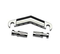 Gvvsjgdbis Guitar Stop Bar Tailpiece with Anchors and Studs for LP,Electric Guitar Replacement Parts