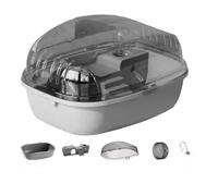 Gvvsjgdbis Hamster Cage Running Roller Skating Toy Transparent Castle Suitable Mice Hamster Guinea Pig Small Animals Accessories D
