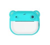 Gvvsjgdbis HD Printing Camera Cartoon Mini Dual Camera One-Buttonh Printing Camera with 2 Rolls of Printing Paper D