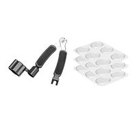 Gvvsjgdbis Integrated Bridge Pin Puller for Acoustic Instruments Pro with 18Pcs Drum Damper Gel Pads Silicone Drums
