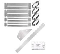Gvvsjgdbis Luthier Tools Fingerboard Protector, Stainless Steel Bass Guitar Fingerboard Guard