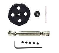 Gvvsjgdbis Metal Rear Middle Drive Shaft for Fy-01/02/03/04/05 & Spur Main Gear 62T Reduction Gear for 12428