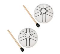 Gvvsjgdbis Mini Ethereal Drum, Outdoor Rain Drum, Garden Rain Drum, Rain Chakra Drum, Rainy Season Outdoor Rain Drum White