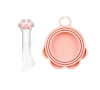 Gvvsjgdbis Multifunctional Pet Spoon Can Food Mixing Spoon with Silicone Seal for Pet Food Storage