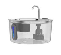 Gvvsjgdbis Pet Water Fountain Stainles Steel Pet Fountain for Drinking Dog Water Ultra-Quiet Pump for Cats Inside Dog Multiple Pets