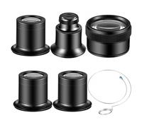 Gvvsjgdbis Portable Monocular Magnifying Glass Loupe Lens 5X 10X 15X 20X 30X for Eye Magnifier Lens