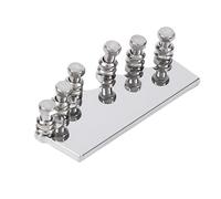 Gvvsjgdbis Professional Classical 39 Inch Guitar String Tuning Pegs Machine Heads Tuning Keys Tuners Musical Instrument Replacement Accessories Silver