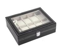Gvvsjgdbis PU Leather Watch Display Box Collection Storage Rack Box Jewelry Storage Box Watch Storage 10-Digit Watch Box