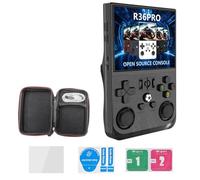 Gvvsjgdbis R36PRO Handheld Retro Game Console 128GB 3.5inch HD Screen Portable Pocket Video Player Supports 30+ Emulators B