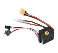 Gvvsjgdbis RC Hobby 60A ESC Brushed Motor Speed Controller with 2A BEC High Voltage 6-12V Brush ESC for RC Ship & RC Car ESC,A