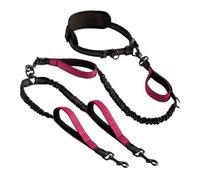 Gvvsjgdbis Reflective Dual Dog Leash for 2 Dogs Padded Handles Dual Dog Leash for Medium Large Dogs Training Jogging Running A