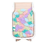 Gvvsjgdbis Reward Jar Incentive Jar, Reward Jar, Positive Behavior Jar, Potty Train Tool Reward Board, Color Model 14x21cm