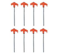 Gvvsjgdbis Screw in Tent Stakes Heavy Duty Screw, Tent Stakes Screw in Ground Anchors, Metal Stakes for Trampoline Tent Screw