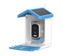 Gvvsjgdbis Smart Bird Feeder 5MP HD AI Bird Recognition Solar Feeder Low Power Bird Feeder