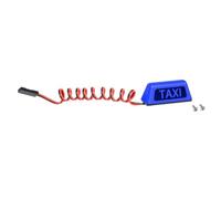 Gvvsjgdbis TAXI Car Roof Light Universal for RC Car 1/10 RV 1/8 Climbing Vehicle Off-Road Vehicle DIY Retrofit RC Car R160 Blue