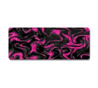 Gvvsjgdbis Topographic Contour Extended Big Mouse Pad Computer Keyboard Mouse Mat Mousepad with 1.5mm Non-Slip 11.8x31.5Inch Red