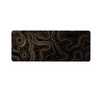 Gvvsjgdbis Topographic Contour Extended Big Mouse Pad Computer Keyboard Mouse Mat Mousepad with 2mm Non-Slip 11.8x31.5Inch B Easy to Use