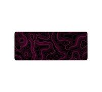 Gvvsjgdbis Topographic Contour Extended Big Mouse Pad Computer Keyboard Mouse Mat Mousepad with 2mm Non-Slip 11.8x31.5Inch D High Guality