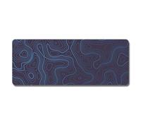Gvvsjgdbis Topographic Contour Extended Big Mouse Pad Computer Keyboard Mouse Mat Mousepad with 2mm Non-Slip 11.8x31.5Inch A Easy to Use