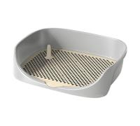 Gvvsjgdbis Training Pad Holder - Indoor Puppy Potty Tray with Mesh Grids for Clean Paws & Floors B